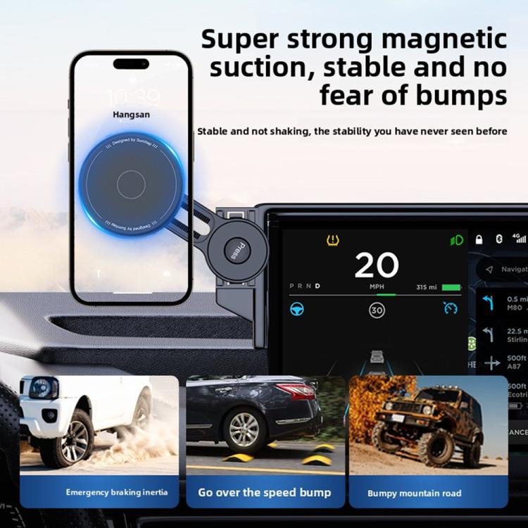 Supporto magnetico auto con braccio estensibile per smartphone co