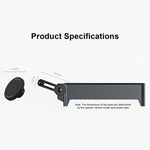 Supporto magnetico auto con braccio estensibile per smartphone