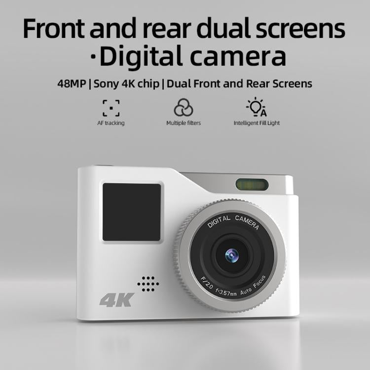 Videocamera digitale per bambini KX20 4K con doppio schermo HD