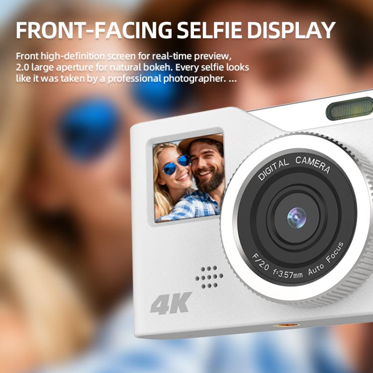 Videocamera digitale per bambini KX20 4K con doppio schermo HD