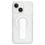 Custodia magnetica trasparente per telefono con scomparto per carte., For iPhone 14 Pro Max, For iPhone 13