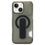 Custodia magnetica trasparente per telefono con scomparto per carte., For iPhone 14 Pro Max, For iPhone 13