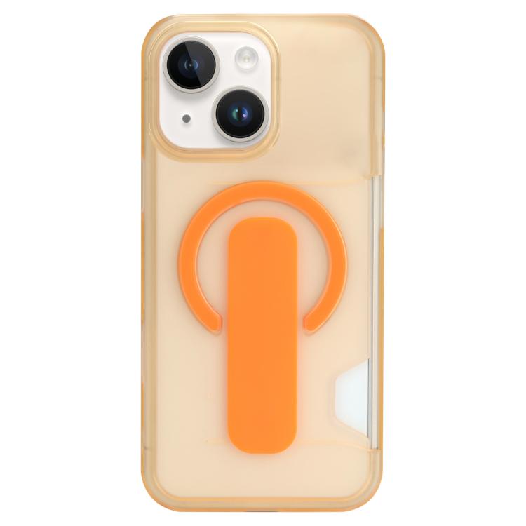 Custodia magnetica trasparente per telefono con scomparto per carte., For iPhone 15 Pro, For iPhone 15, For iPhone 14, For iPhone 14 Pro
