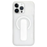 Custodia magnetica trasparente per telefono con scomparto per carte., For iPhone 15 Pro, For iPhone 15, For iPhone 14, For iPhone 14 Pro