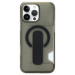 Custodia magnetica trasparente per telefono con scomparto per carte., For iPhone 15 Pro, For iPhone 15, For iPhone 14, For iPhone 14 Pro