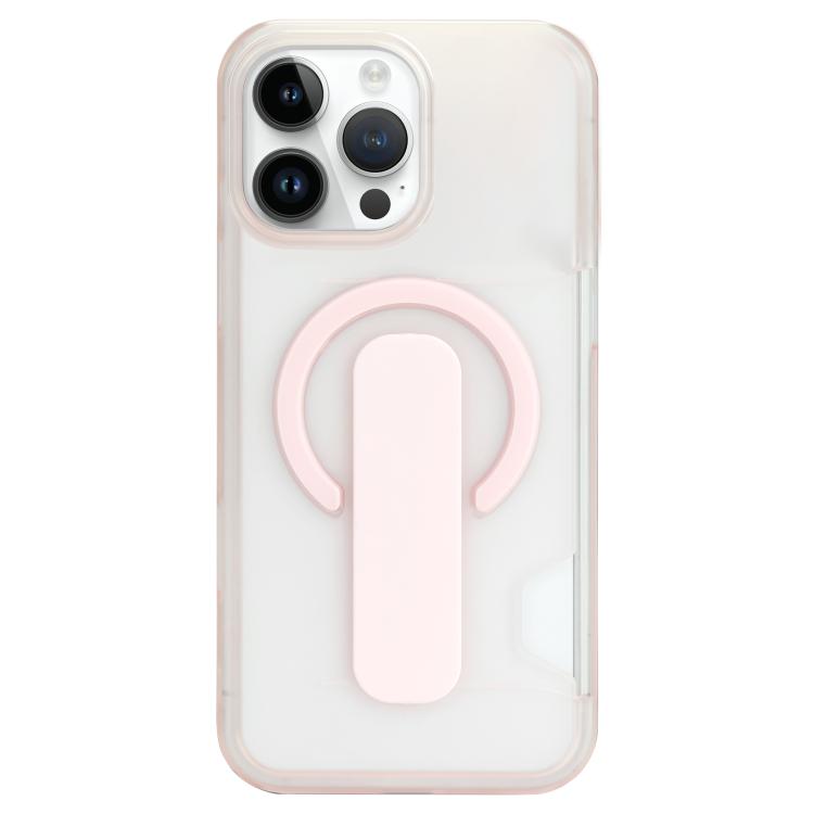 Custodia magnetica trasparente per telefono con scomparto per carte., For iPhone 14 Pro Max, For iPhone 13