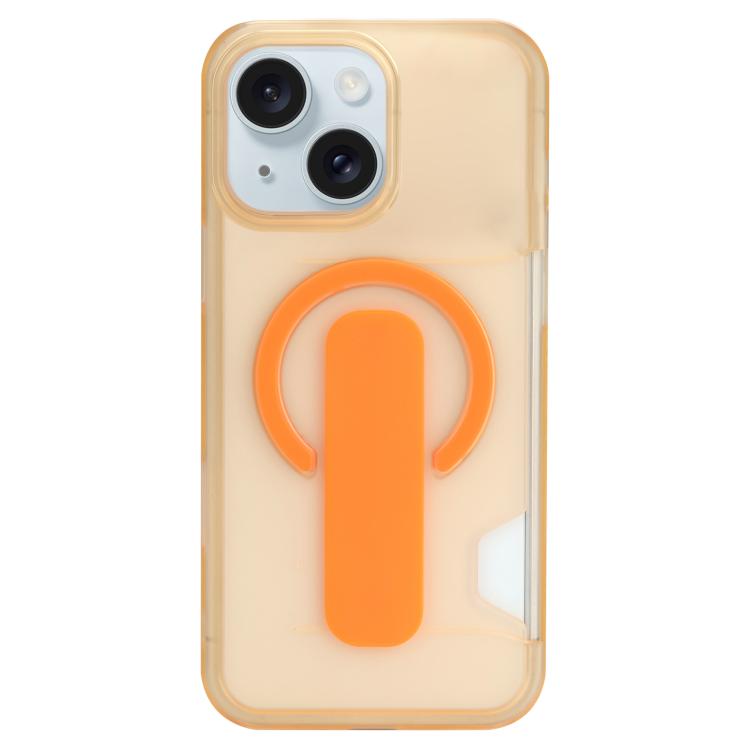 Custodia magnetica trasparente per telefono con scomparto per carte., For iPhone 15 Pro, For iPhone 15, For iPhone 14, For iPhone 14 Pro