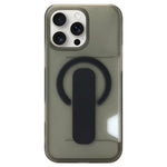Custodia magnetica trasparente per telefono con scomparto per carte., For iPhone 15 Pro, For iPhone 15, For iPhone 14, For iPhone 14 Pro