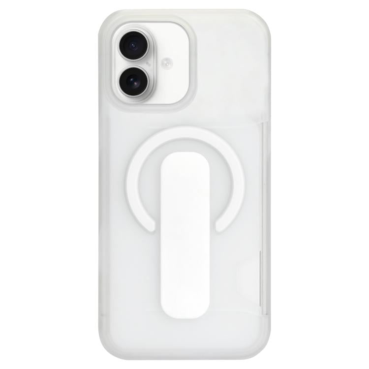 Custodia magnetica trasparente per telefono con scomparto per carte., For iPhone 16 Pro Max, For iPhone 16 Pro, For iPhone 16, For iPhone 15 Pro Max