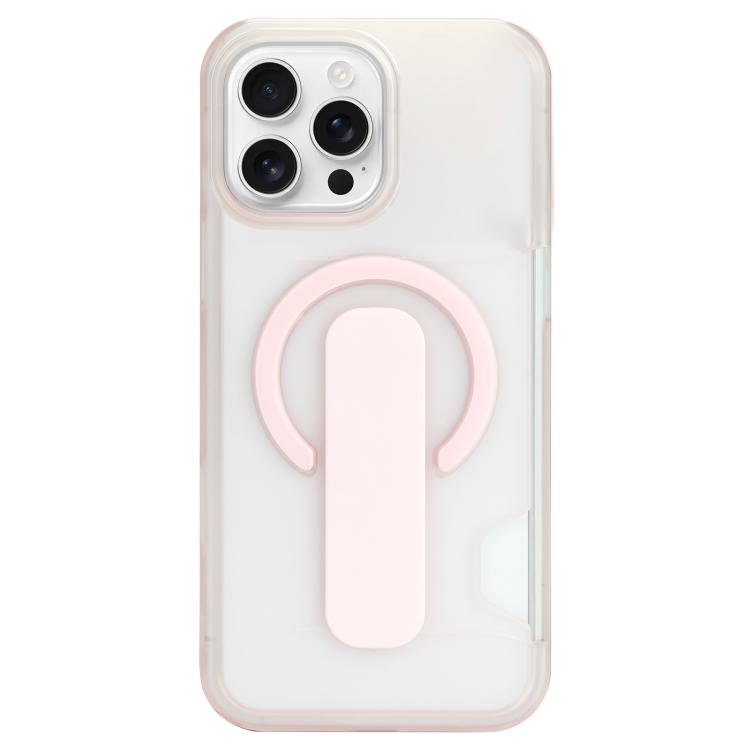 Custodia magnetica trasparente per telefono con scomparto per carte., For iPhone 16 Pro Max, For iPhone 16 Pro, For iPhone 16, For iPhone 15 Pro Max