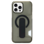Custodia magnetica trasparente per telefono con scomparto per carte., For iPhone 16 Pro Max, For iPhone 16 Pro, For iPhone 16, For iPhone 15 Pro Max