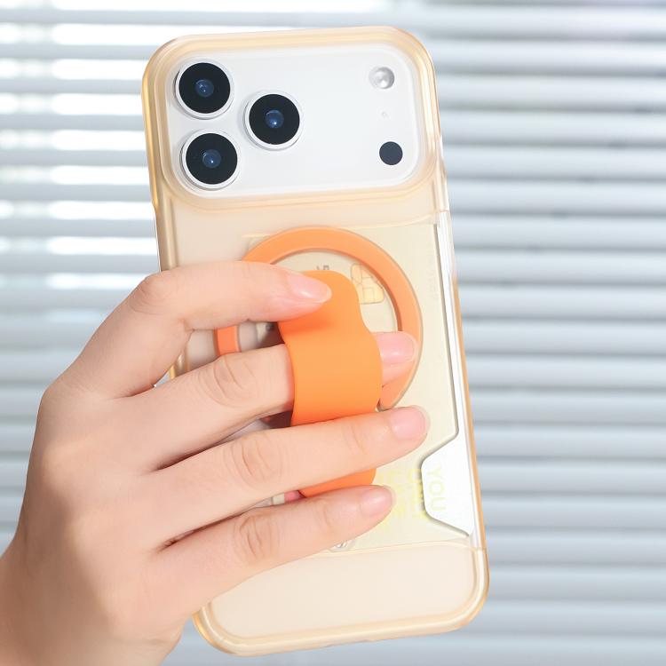 Custodia magnetica trasparente per telefono con scomparto per carte., For iPhone 17 Pro Max, For iPhone 17 Pro, For iPhone 17, For iPhone Air