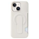 Custodia magnetica per telefono con scomparto per carte e finitura effetto pelle., For iPhone 15 Pro, For iPhone 15, For iPhone 14, For iPhone 14 Pro