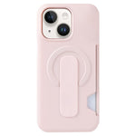 Custodia magnetica per telefono con scomparto per carte e finitura effetto pelle., For iPhone 15 Pro, For iPhone 15, For iPhone 14, For iPhone 14 Pro
