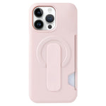 Custodia magnetica per telefono con scomparto per carte e finitura effetto pelle., For iPhone 14 Pro Max, For iPhone 13