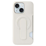 Custodia magnetica per telefono con scomparto per carte e finitura effetto pelle., For iPhone 15 Pro, For iPhone 15, For iPhone 14, For iPhone 14 Pro