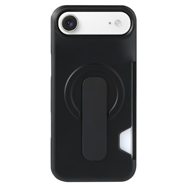 Custodia magnetica per telefono con scomparto per carte e finitura effetto pelle., For iPhone 17 Pro Max, For iPhone 17 Pro, For iPhone 17, For iPhone Air