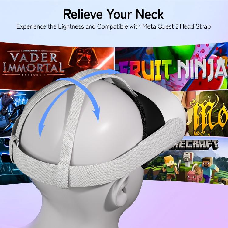 WG37 Cinturino regolabile per visore VR, accessorio, For Meta Quest 3 / 3S