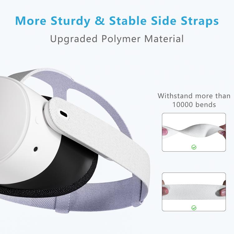 WG37 Cinturino regolabile per visore VR, accessorio, For Meta Quest 3 / 3S