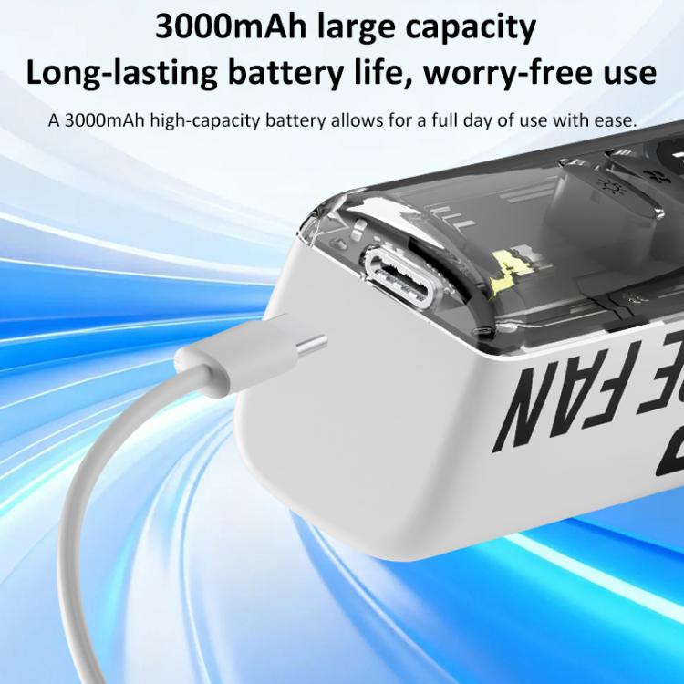 Mini ventilatore portatile ad alta velocità K824 a turbina eolica concentrata