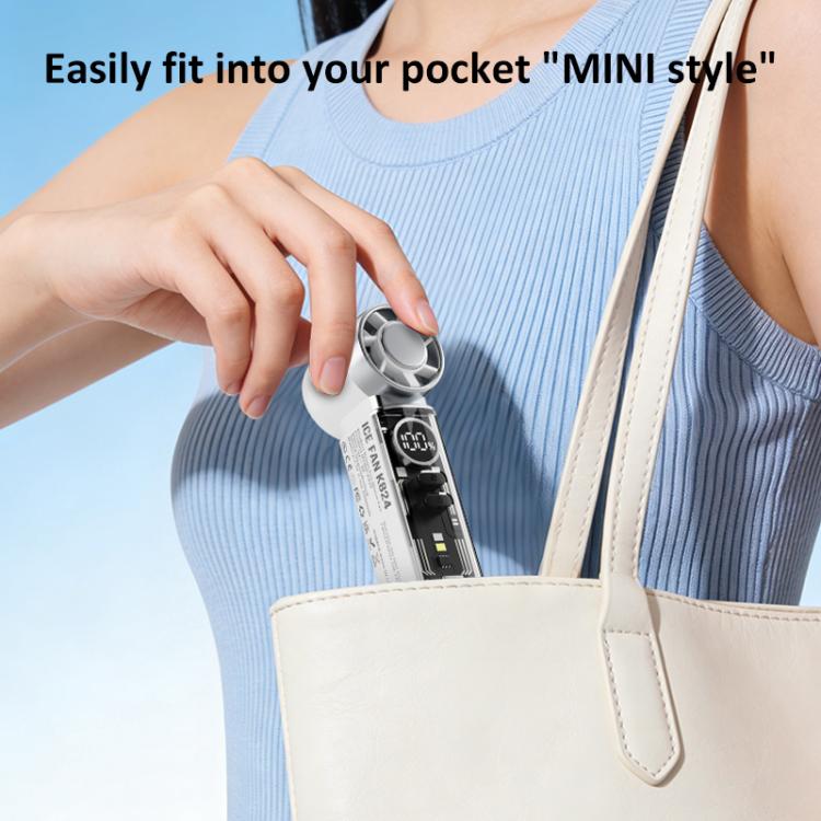 Mini ventilatore portatile ad alta velocità K824 a turbina eolica concentrata