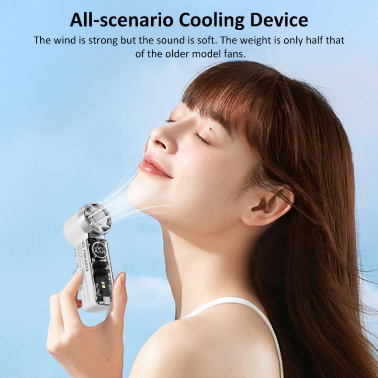 Mini ventilatore portatile ad alta velocità K824 a turbina eolica concentrata