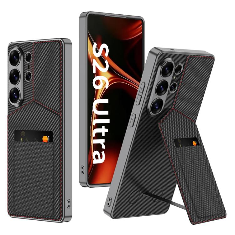 Custodia per telefono con tasca incassata per supporto rotore GKK e copertura completa, For Samsung Galaxy S26 Ultra 5G
