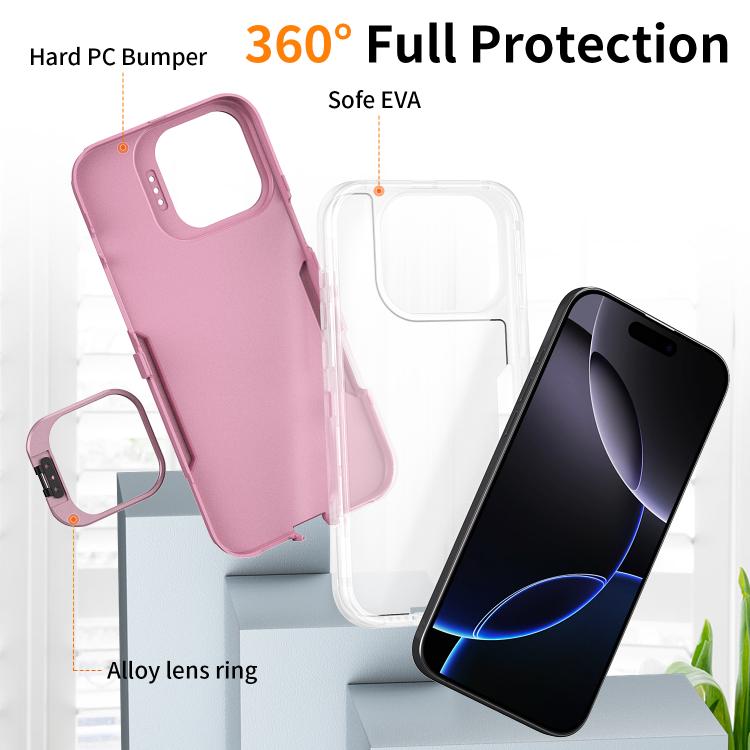 Custodia per telefono con porta obiettivo da viaggio., For iPhone 16 Pro, For iPhone 15 Pro Max, For iPhone 15 Pro, For iPhone 15 Plus / 14 Plus