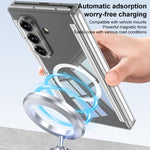 Custodia per telefono GKK pieghevole trasparente con cerniera magnetica e copertura completa, For Samsung Galaxy Z TriFold