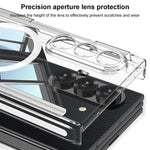 Custodia per telefono GKK pieghevole trasparente con cerniera magnetica e copertura completa, For Samsung Galaxy Z TriFold