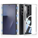 Custodia per telefono GKK pieghevole trasparente con cerniera magnetica e copertura completa, For Samsung Galaxy Z TriFold