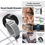 S01 Fitness Tracker senza schermo, braccialetto fitness con monitoraggio preciso della frequenza cardiaca 24 ore su 24, diverse modalità sportive, impermeabile IP68, monitoraggio del sonno.