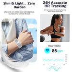 S01 Fitness Tracker senza schermo, braccialetto fitness con monitoraggio preciso della frequenza cardiaca 24 ore su 24, diverse modalità sportive, impermeabile IP68, monitoraggio del sonno.