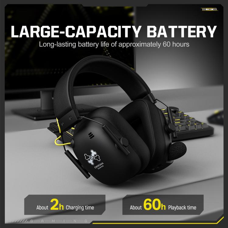 ONIKUMA GT888 Four-mode Bluetooth 2.4G Wired / Wireless Gaming Headset, GT888