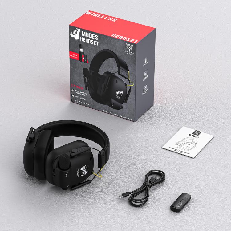 ONIKUMA GT888 Four-mode Bluetooth 2.4G Wired / Wireless Gaming Headset, GT888