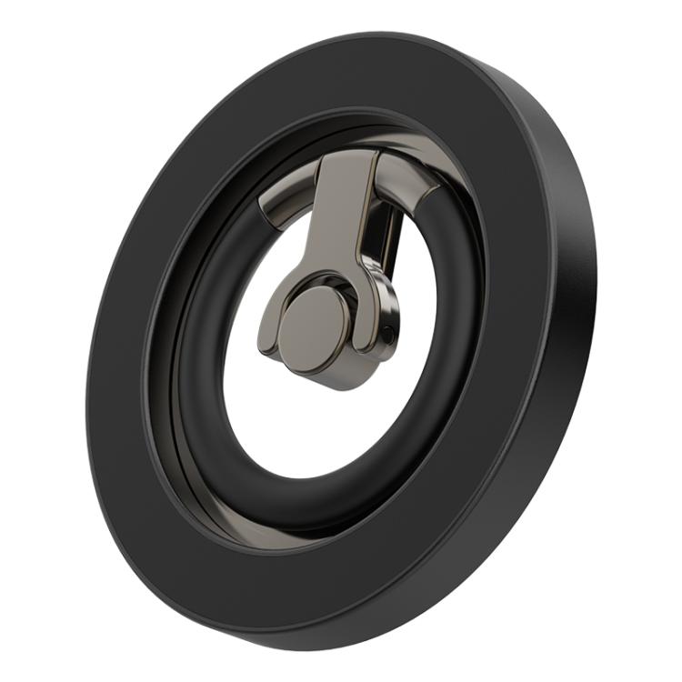 Supporto magnetico multifunzionale per telefono con fibbia ad anello girevole a 360 gradi e protezione in silicone per l'anello.