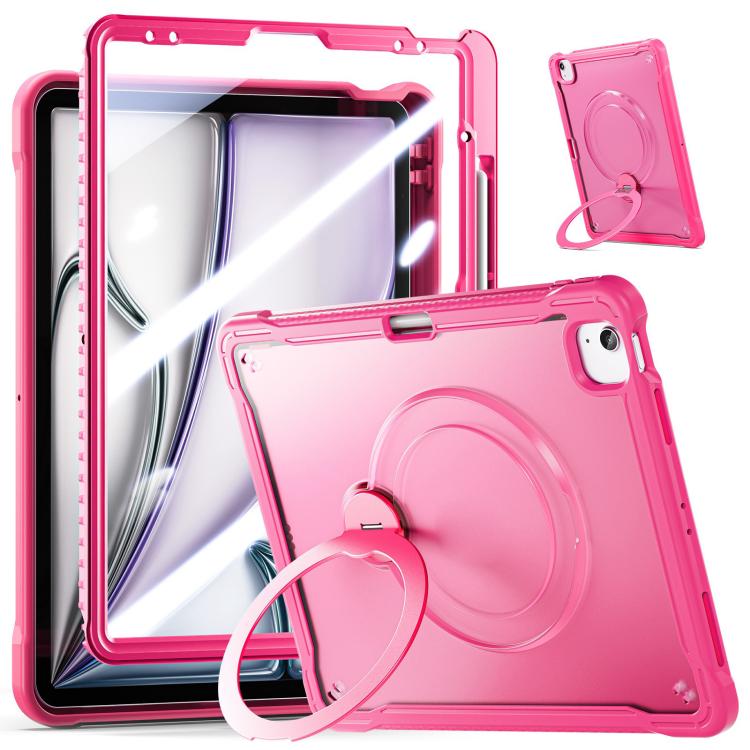 Robusta custodia ibrida in metallo stile marinaio per tablet, con cinturino e pellicola protettiva in vetro., For iPad Air 13 2026 / 2025 / 2024, For iPad Pro 11 2025 / 2024, For iPad 2025 / 2022, For iPad Air 11 2026 / 2025 / 2024