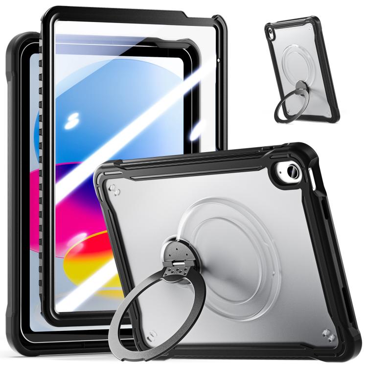 Robusta custodia ibrida in metallo stile marinaio per tablet, con cinturino e pellicola protettiva in vetro., For iPad Air 13 2026 / 2025 / 2024, For iPad Pro 11 2025 / 2024, For iPad 2025 / 2022, For iPad Air 11 2026 / 2025 / 2024