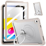 Robusta custodia ibrida in metallo stile marinaio per tablet, con cinturino e pellicola protettiva in vetro., For iPad Air 13 2026 / 2025 / 2024, For iPad Pro 11 2025 / 2024, For iPad 2025 / 2022, For iPad Air 11 2026 / 2025 / 2024