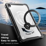 Robusta custodia ibrida in metallo stile marinaio per tablet, con cinturino e pellicola protettiva in vetro., For Samsung Galaxy A11+, For Samsung Galaxy A9+