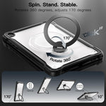 Robusta custodia ibrida in metallo stile marinaio per tablet, con cinturino e pellicola protettiva in vetro., For Samsung Galaxy A11+, For Samsung Galaxy A9+