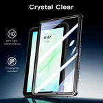 Robusta custodia ibrida in metallo stile marinaio per tablet, con cinturino e pellicola protettiva in vetro., For Samsung Galaxy A11+, For Samsung Galaxy A9+