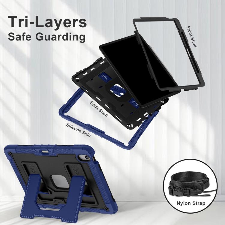 Custodia rigida in silicone Big Holder per tablet PC con tracolla, For iPad Air 13 2026 / 2025 / 2024