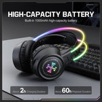 Cuffie da gioco cablate Bluetooth 2.4G ONIKUMA GT889 con illuminazione RGB a tre modalità., GT889