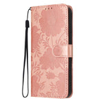 Custodia in pelle con stampa girasole per iPhone 11 Pro Max