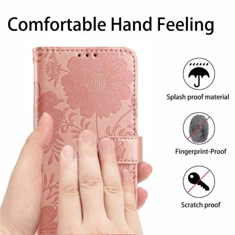 Custodia in pelle con stampa girasole per iPhone 11 Pro Max