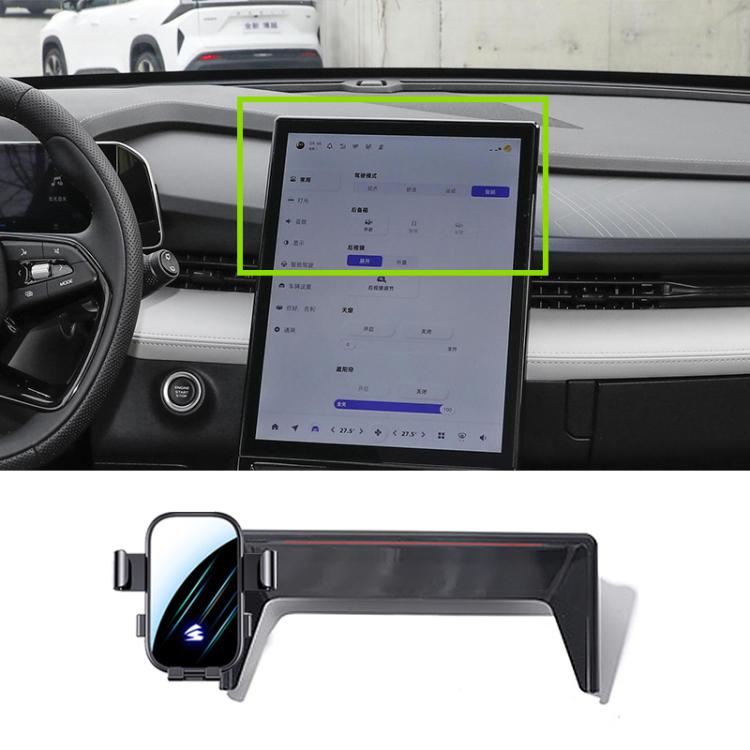 Supporto telefono auto estensibile per Geely 10-13 pollici
