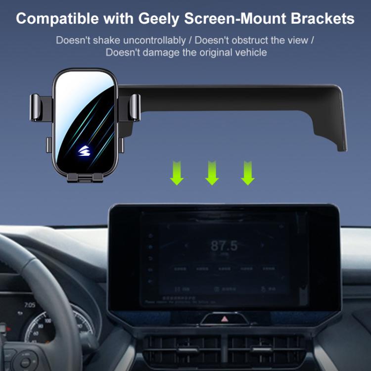 Supporto telefono auto estensibile per Geely 10-13 pollici