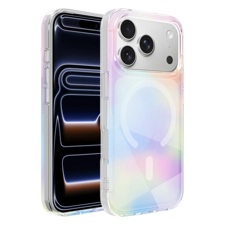Custodia magnetica per telefono serie Neon Gradient, For iPhone 17 Pro Max, For iPhone 17 Pro, For iPhone 17, For iPhone 16 Pro Max, For iPhone 16 Pro, For iPhone 16