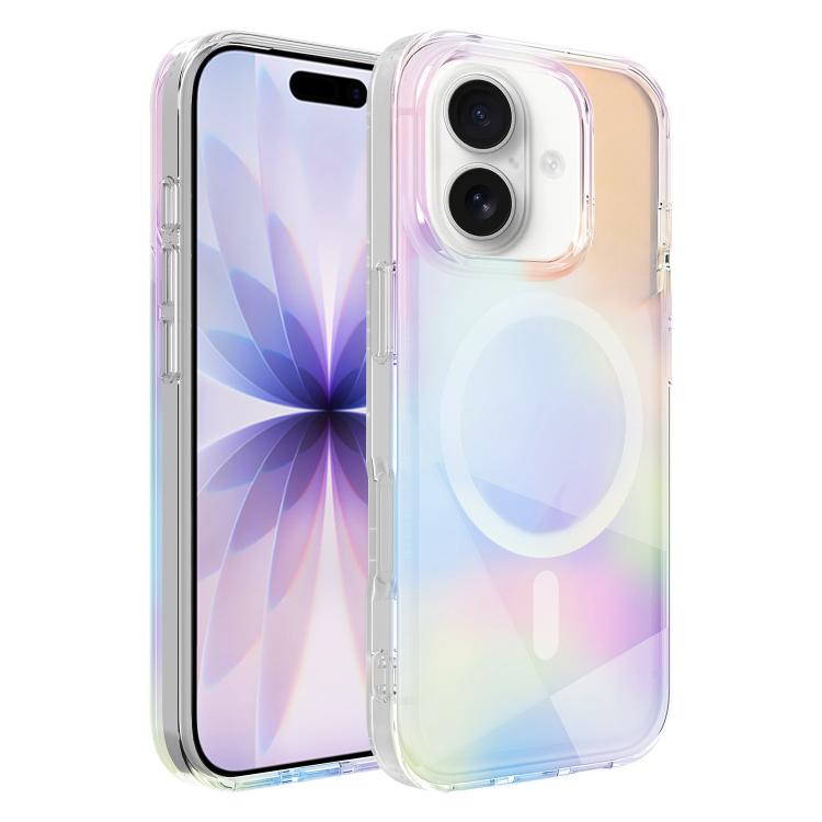 Custodia magnetica per telefono serie Neon Gradient, For iPhone 17 Pro Max, For iPhone 17 Pro, For iPhone 17, For iPhone 16 Pro Max, For iPhone 16 Pro, For iPhone 16